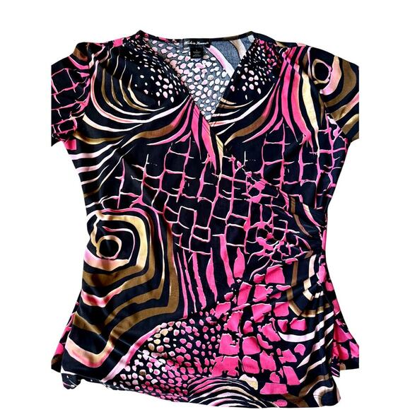 Pink Wrap Blouse - Picture 2 of 6